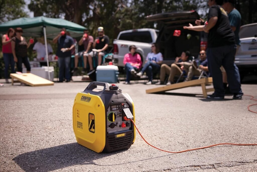 Champion Power Equipment 2500-Watt Ultralight Portable Inverter Generator with Quiet Technology and Free 3-Year Warranty Champion Power Equipment 2500-Watt Ultralight Portable Inverter Generator with Quiet Technology and Free 3-Year Warranty