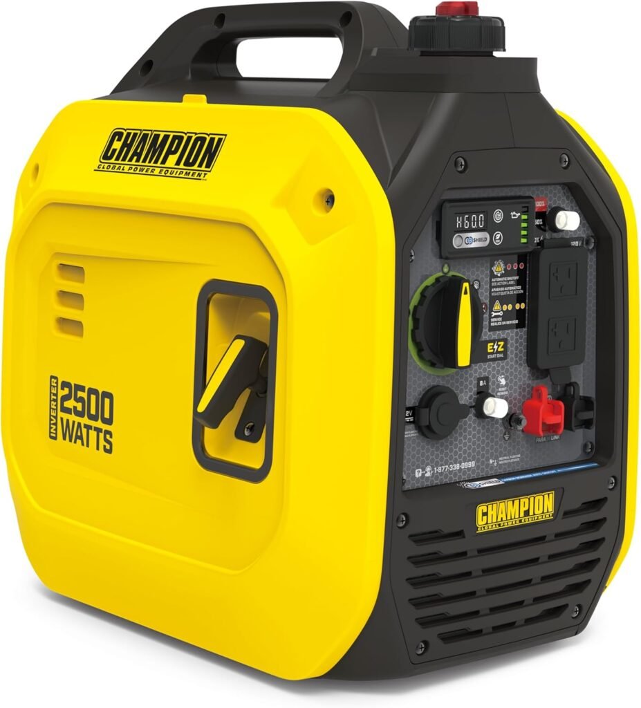 Champion Power Equipment 2500-Watt Ultralight Portable Inverter Generator with Quiet Technology and Free 3-Year Warranty Champion Power Equipment 2500-Watt Ultralight Portable Inverter Generator with Quiet Technology and Free 3-Year Warranty