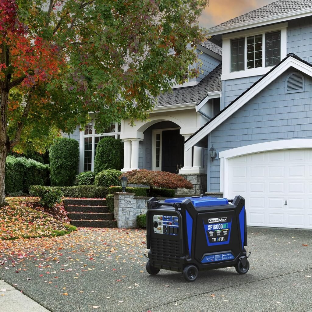 DuroMax XP16000iHT 16,000-Watt Tri Fuel Portable Digital Inverter Generator - Gas, Propane Natural Gas, Remote Electric Start, Whole Home Power Backup, Transfer Switch Ready, RV Emergency Ready DuroMax XP16000iHT 16,000-Watt Tri Fuel Portable Digital Inverter Generator - Gas, Propane Natural Gas, Remote Electric Start, Whole Home Power Backup, Transfer Switch Ready, RV Emergency Ready