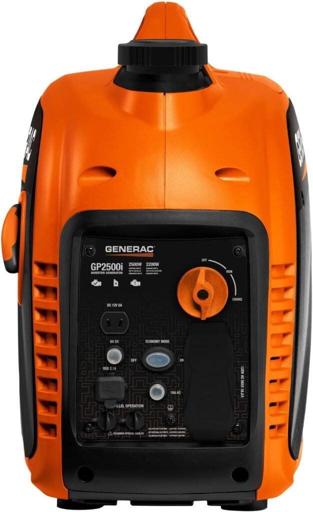 Generac 2,500 Watt Gas Powered Portable Inverter Generator