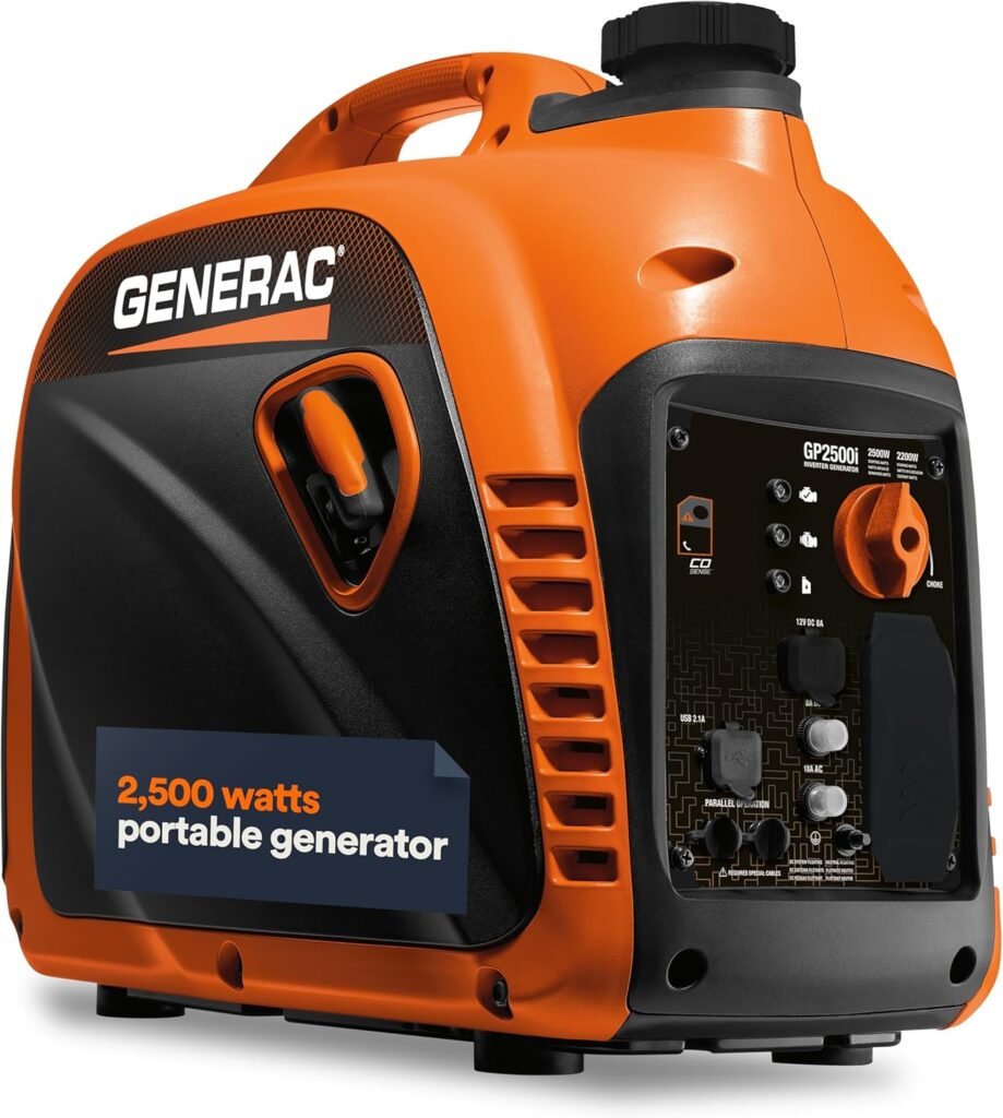 Generac 2,500 Watt Gas Powered Portable Inverter Generator