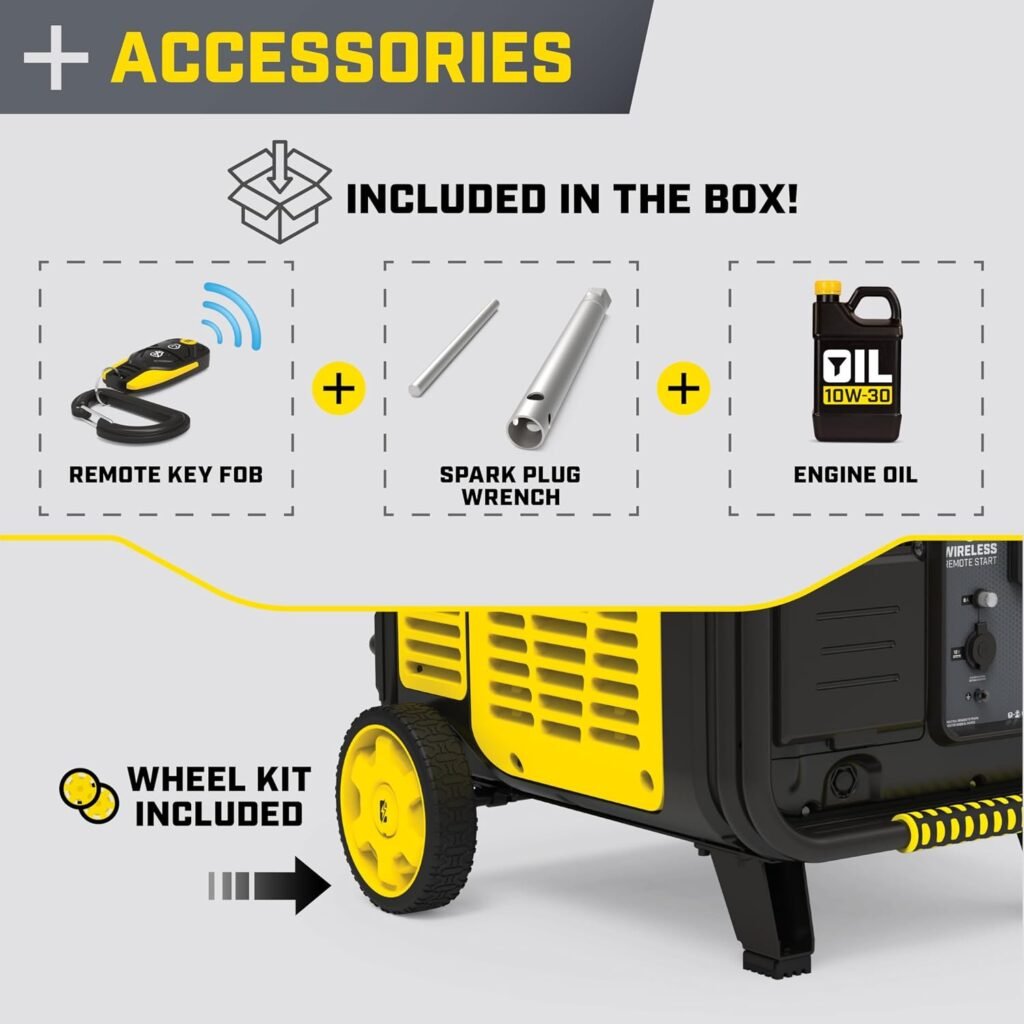 Champion Power Equipment 11,000-Watt Wireless Remote Start Home Backup Portable Inverter Generator with Quiet Technology and Free 3-Year Warranty Champion Power Equipment 11,000-Watt Wireless Remote Start Home Backup Portable Inverter Generator with Quiet Technology and Free 3-Year Warranty